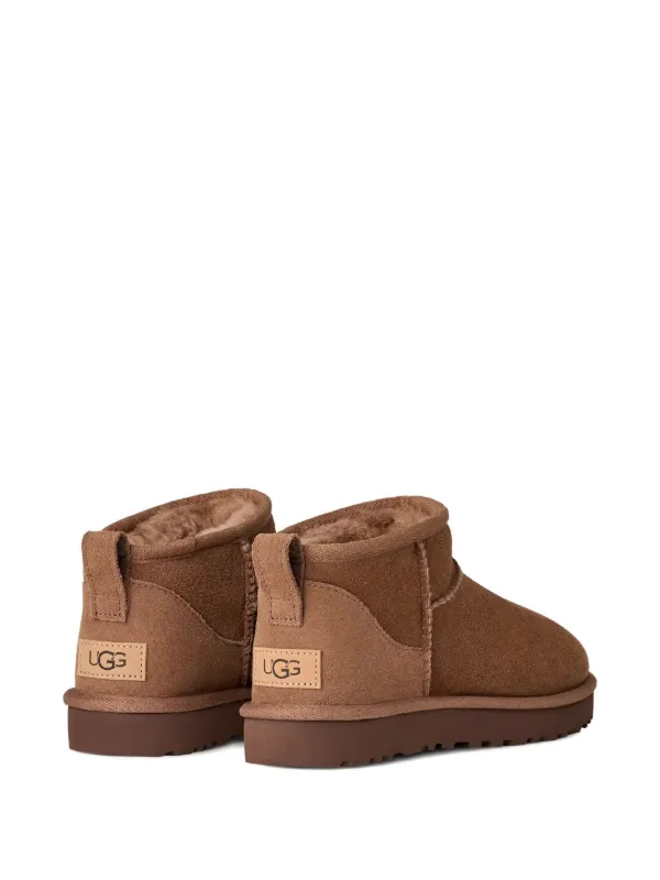 UGG Mini Classic Ultra Boots | Brown | FARFETCH CA