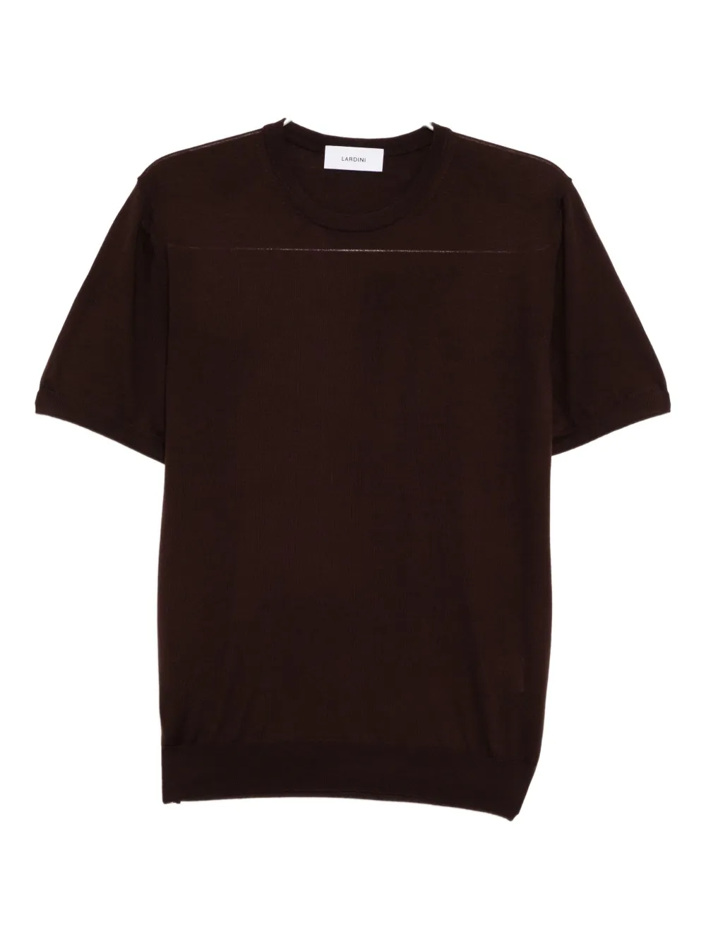 Lardini wool T-shirt | Brown | Image 1