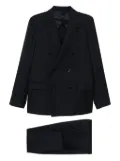 Lardini wool double-breasted suit - Blue