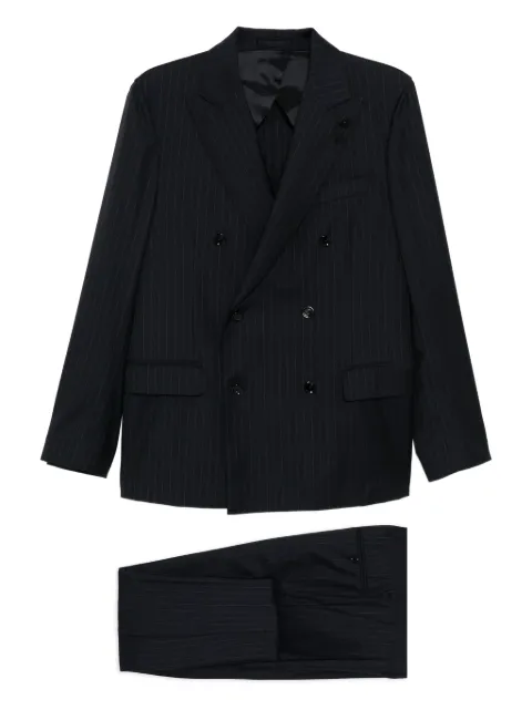 Lardini wool double-breasted suit