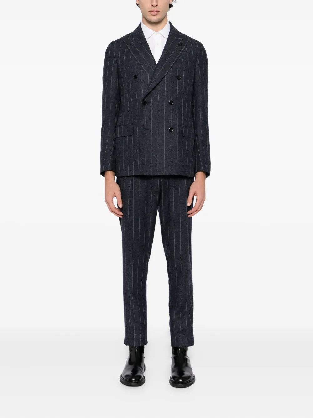 Lardini striped double-breasted suit | Double  Breasted Suits | Image 2