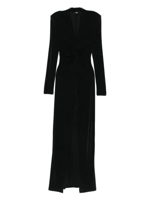 Eleh twist-front maxi dress