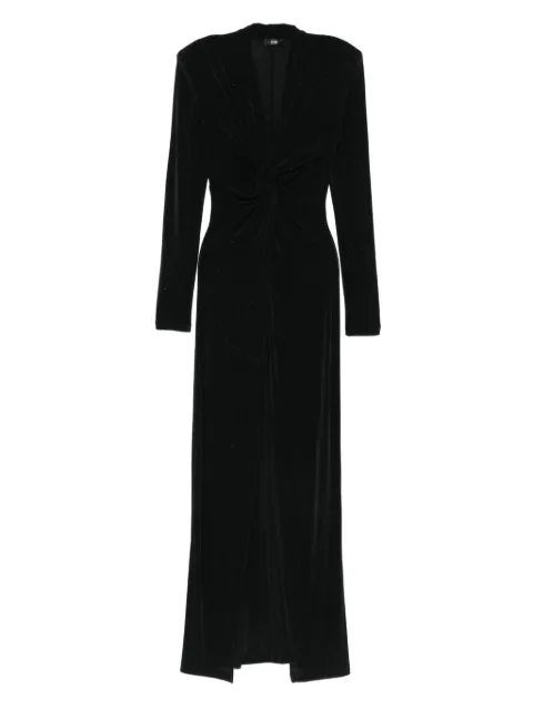Eleh twist-front maxi dress