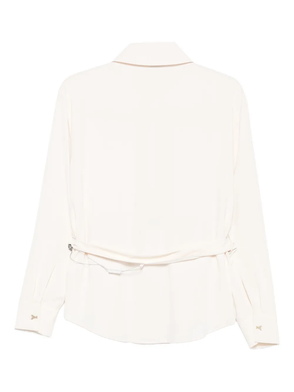 Patrizia Pepe belted shirt - Beige