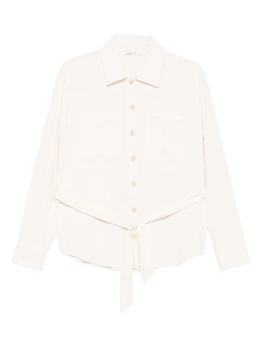Patrizia Pepe belted shirt | Neutrals | Image 1
