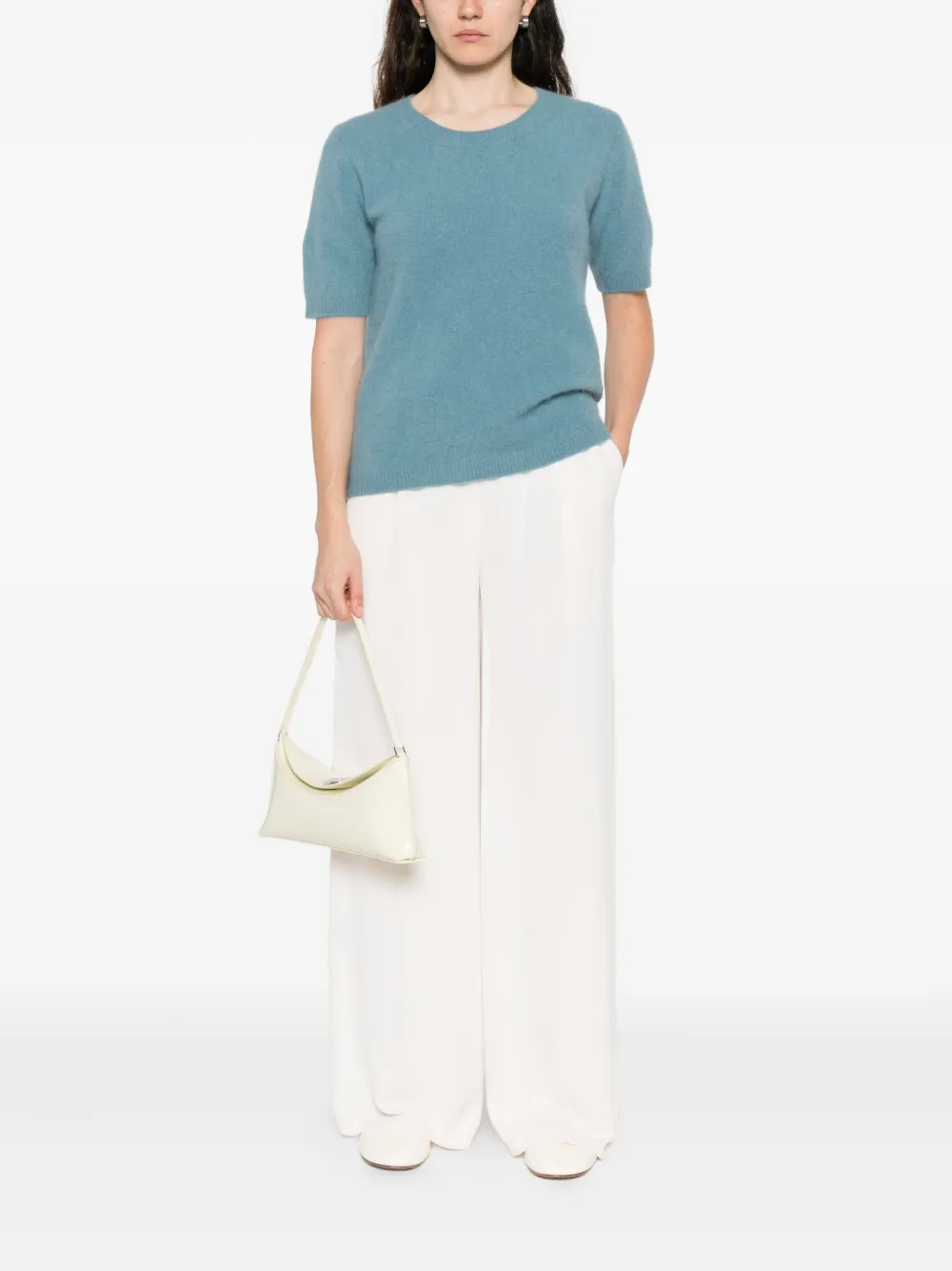 Patrizia Pepe elastic-waist trousers - Beige