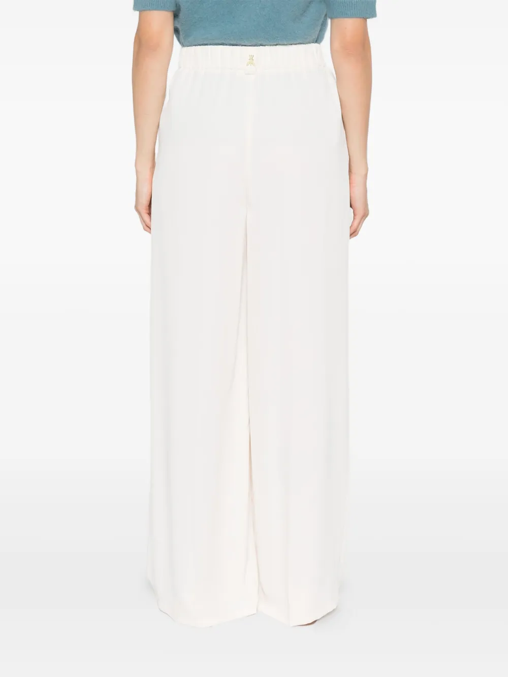 Patrizia Pepe Broek met elastische taille Beige