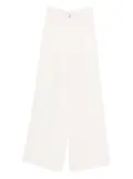Patrizia Pepe elastic-waist trousers - Neutrals
