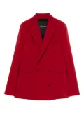 Patrizia Pepe double-breasted panelled blazer - Red