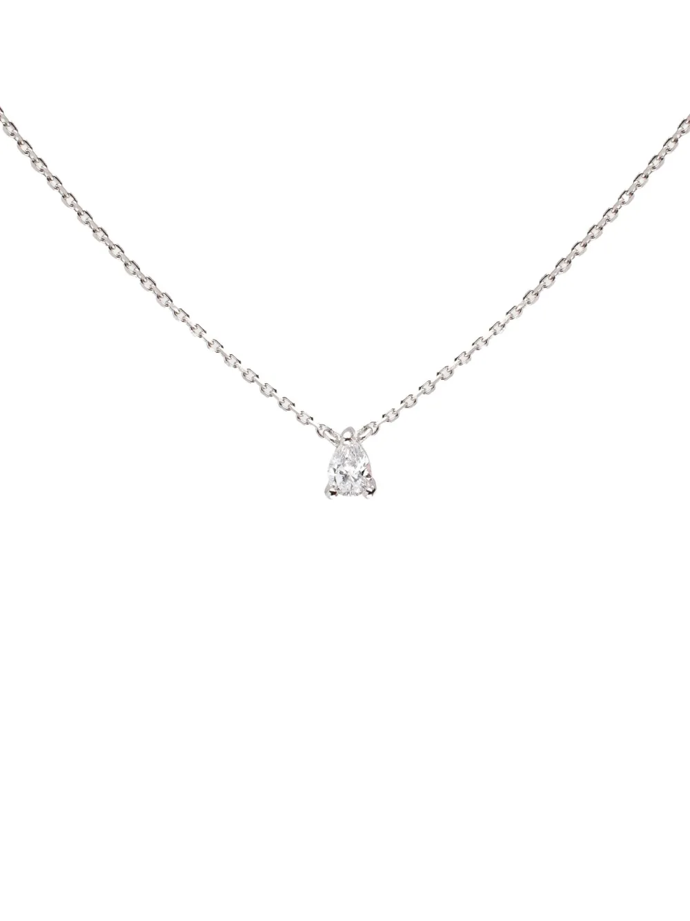 We By Whitebird 18k White Gold Fancy Diamond Necklace In White