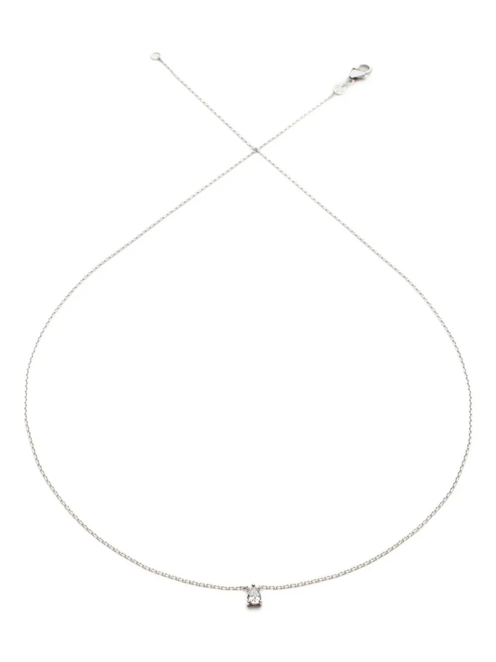 We By Whitebird 18k White Gold Fancy Diamond Necklace In White