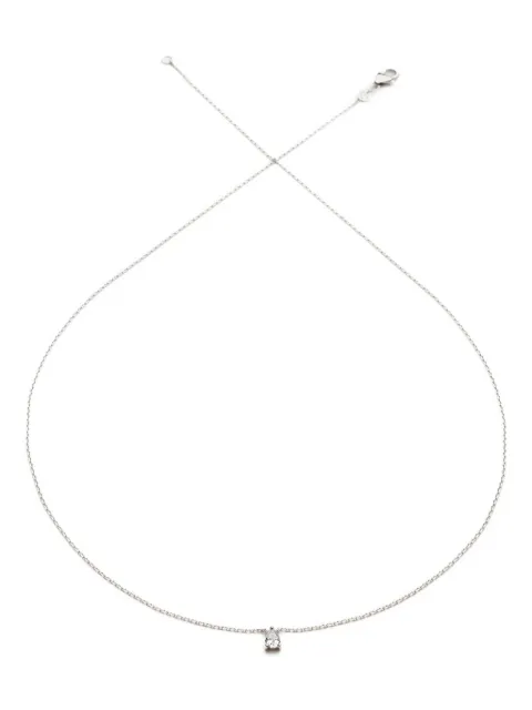 We by WHITEbIRD 18K white gold Fancy diamond necklace