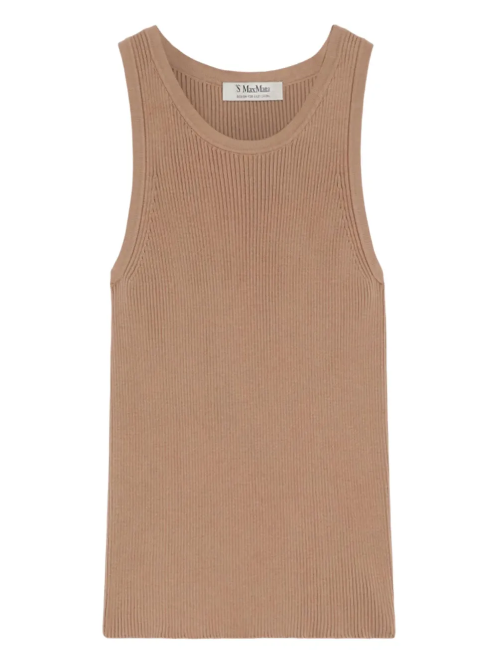 'S Max Mara top Amburgo de canalé | neutro | Image 1