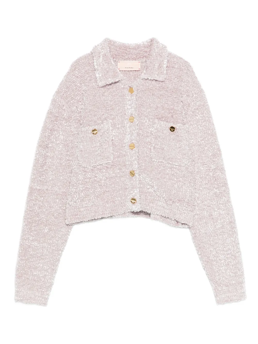 Elisabetta Franchi La Mia Bambina bouclé jacket | Pink | Image 1