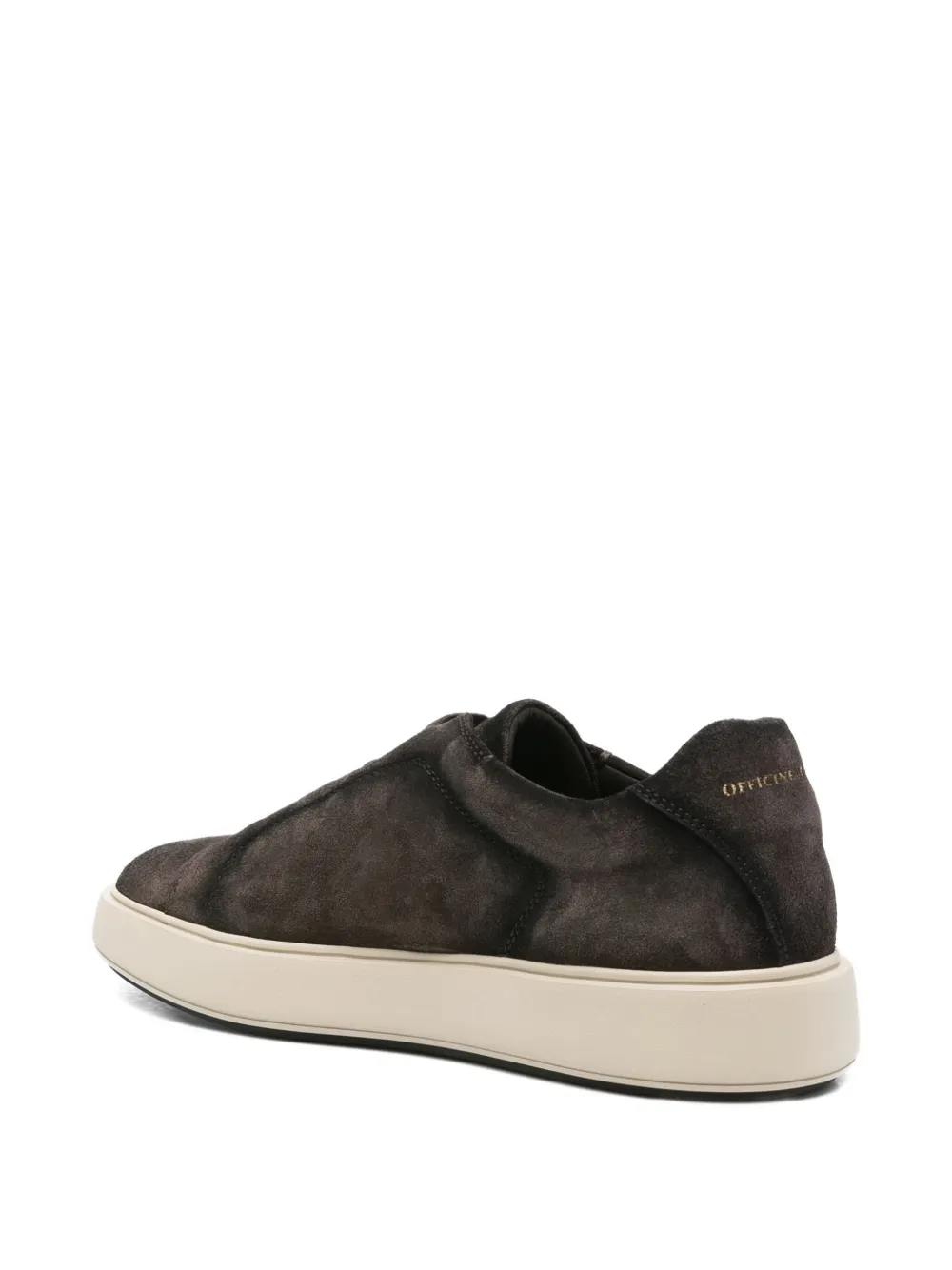 Officine Creative suede lace-up sneakers Brown