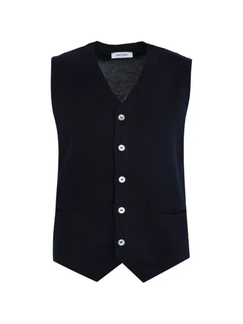 Gran Sasso  V-neck button vest