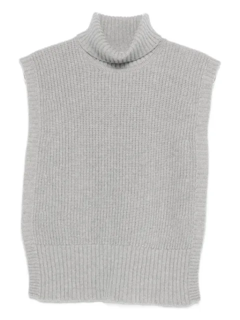 DAVANTINO turtleneck sleeveless sweater