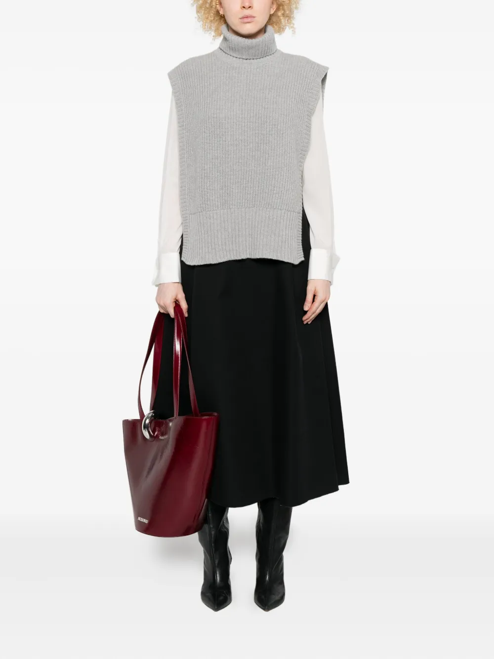 DAVANTINO turtleneck sleeveless sweater | Vests & Tank Tops | Image 2