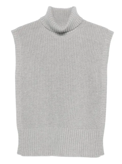 DAVANTINO turtleneck sleeveless sweater