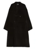 Emporio Armani patch-pocket button coat - Brown