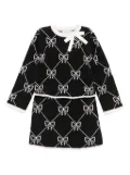Abel & Lula bow-pattern tracksuit (set of two) - Black