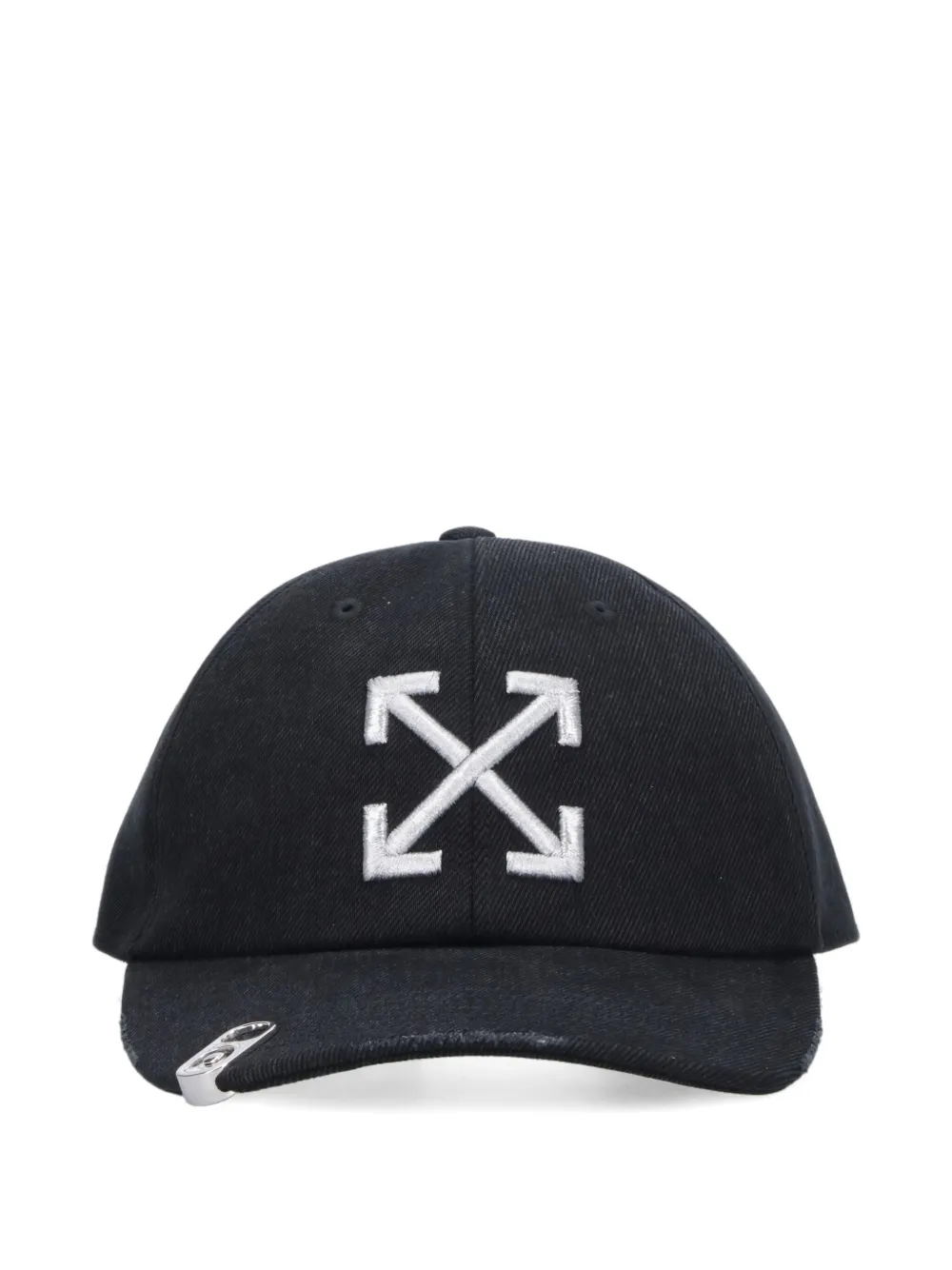 Off-white Logo Baseball Cap Hat In Black