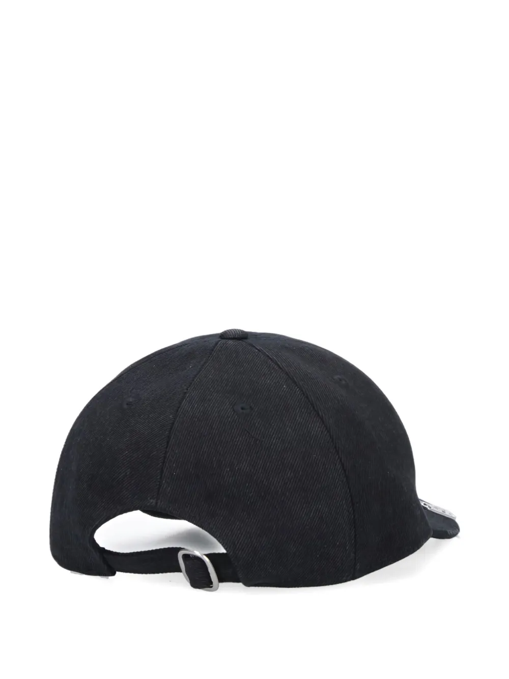 Off-White logo baseball cap hat - Zwart