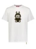 Mostly Heard Rarely Seen 8-Bit 8-bit appliqué cotton T-shirt - White