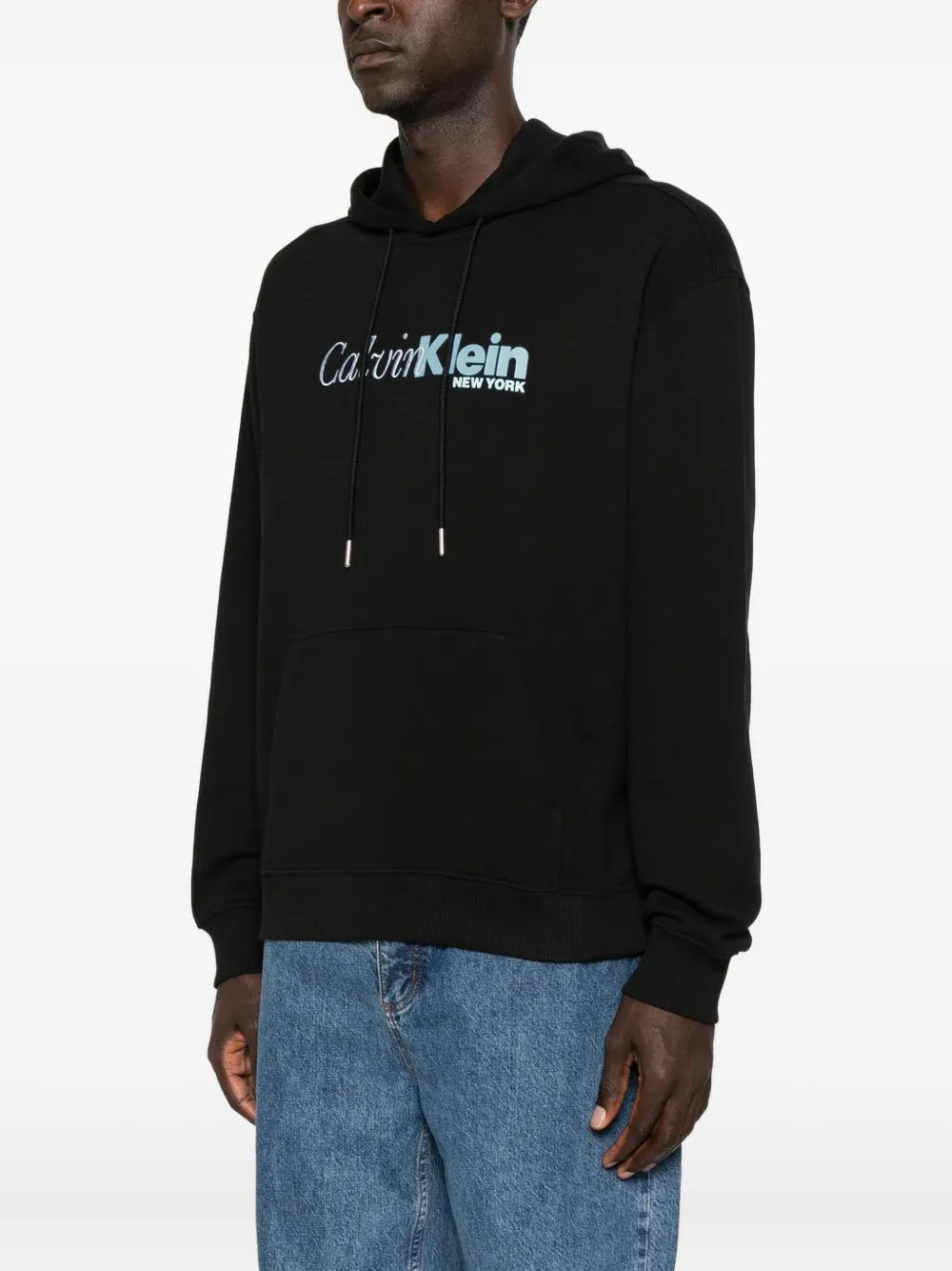 Calvin Klein Sweater met logoprint Zwart