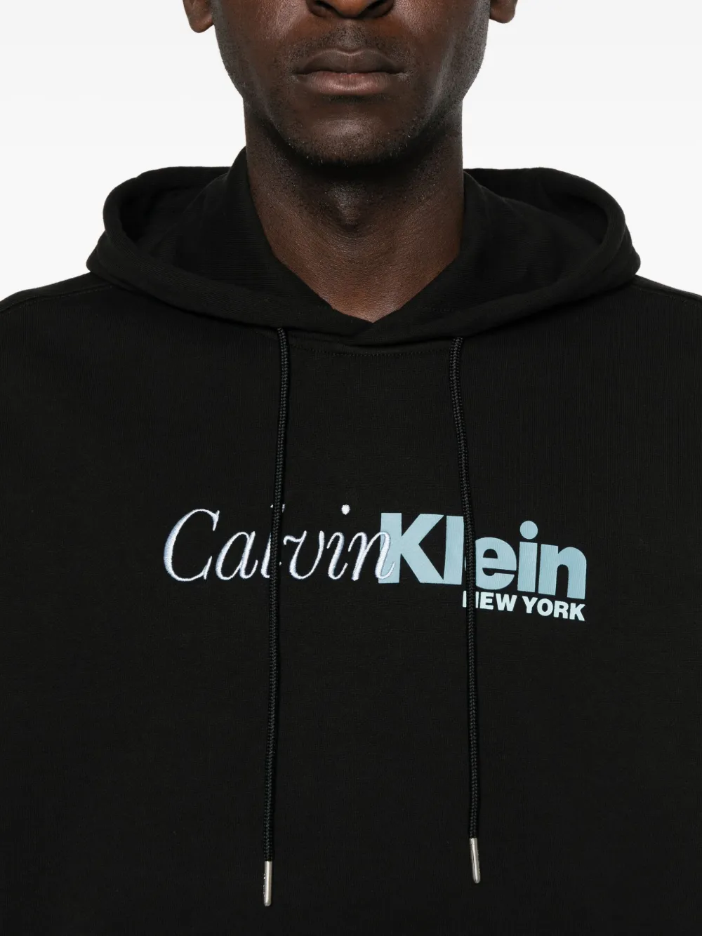Calvin Klein Sweater met logoprint Zwart