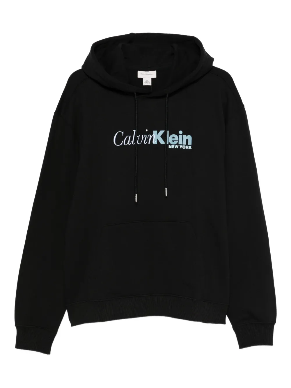 Calvin Klein logo-print hooded sweatshirt - ブラック Calvin Klein logo-print hooded sweatshirt - ブラック