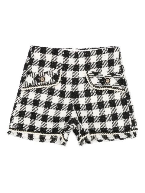 Abel & Lula gingham-check shorts