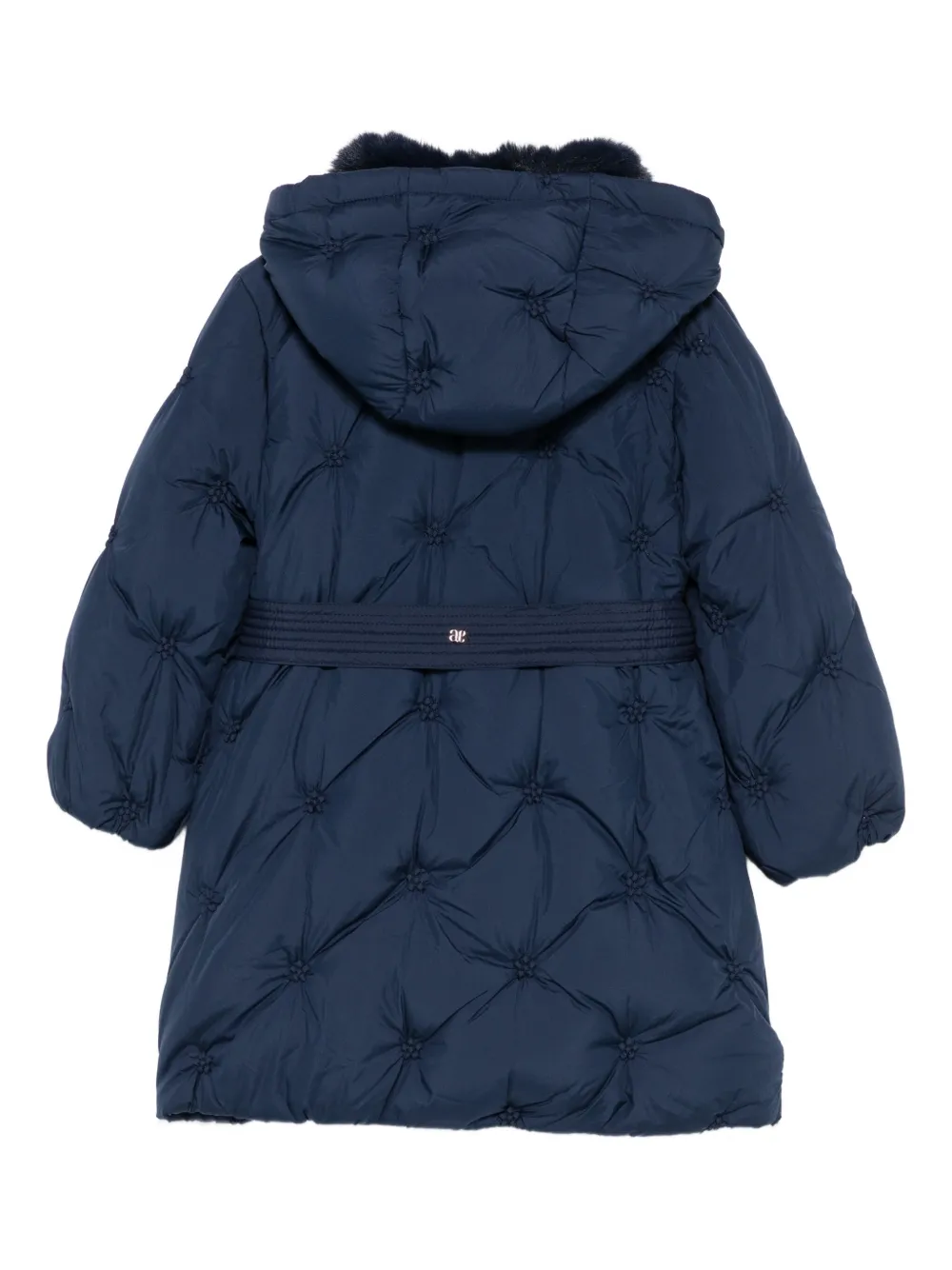 Abel & Lula quilted faux-fur-trimmed hooded coat | Padded Coats | Image 2