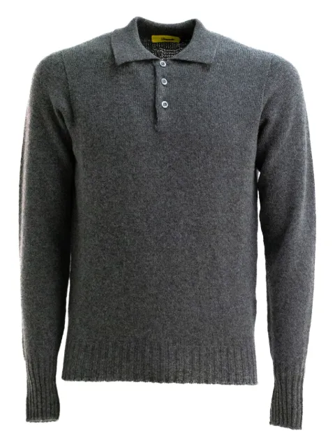 Drumohr button-fastening wool polo shirt
