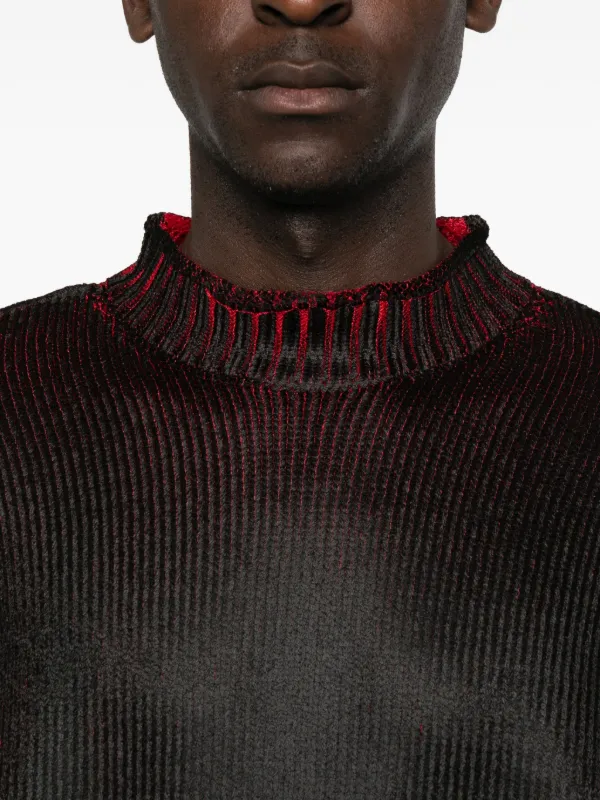 STONE  ブラック クルーネックセーター W8EnCR25yMGK.jpg?width=768