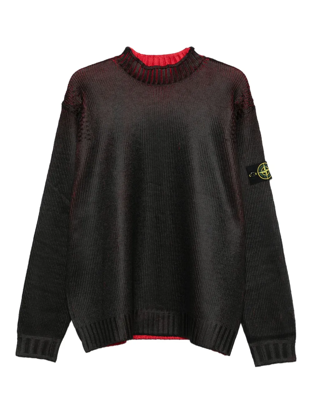 Stone Island モックネック セーター - ブラック Stone Island モックネック セーター - ブラック