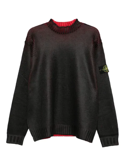 Stone Island ribbed mock-neck sweater