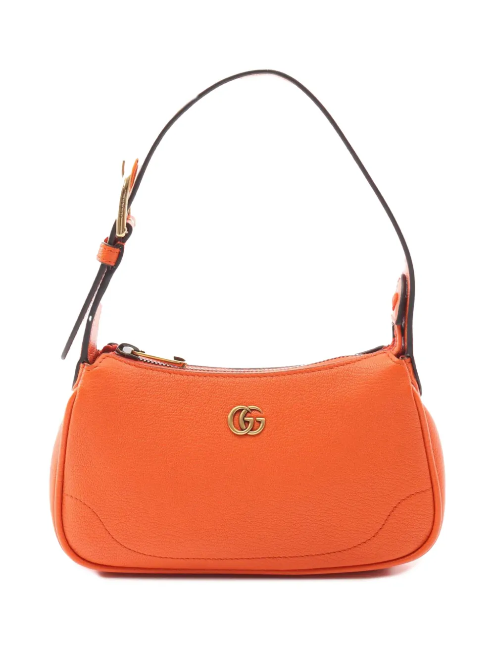 Gucci Pre-Owned 2016-2025 ミニ レザー アフロディーテ ショルダーバッグ - オレンジ Gucci Pre-Owned 2016-2025 ミニ レザー アフロディーテ ショルダーバッグ - オレンジ
