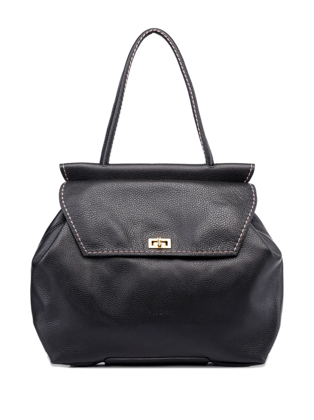 VISONA` Cleo turn-lock shoulder bag - Nero