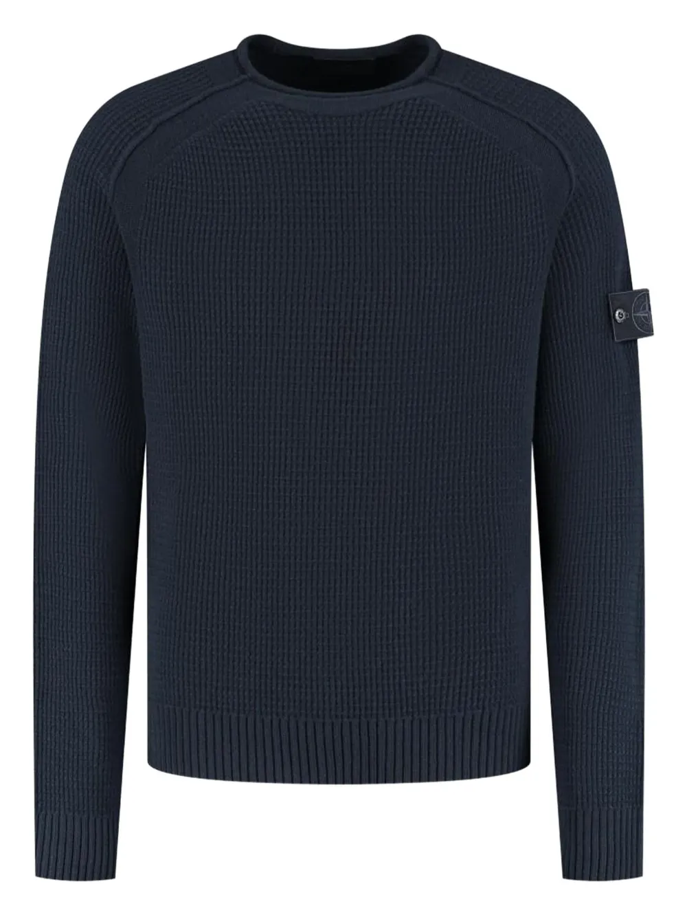 Stone Island コンパスパッチ セーター - ブルー Stone Island コンパスパッチ セーター - ブルー