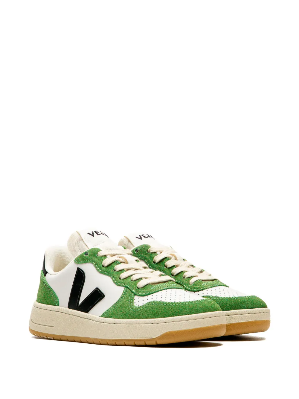 VEJA V-10 logo suede sneakers White