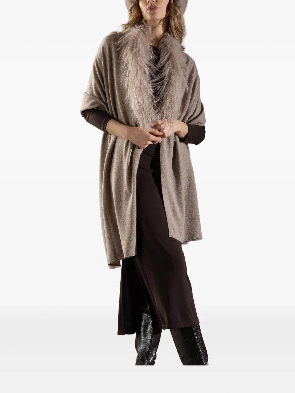NIMA 1708 open-front jacket | Neutrals | Image 1