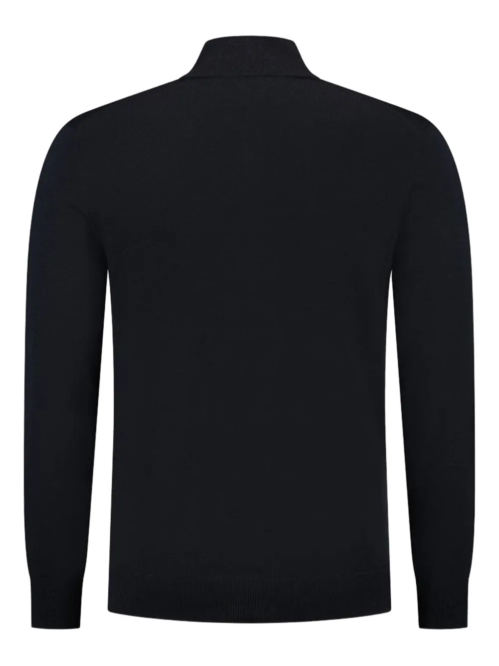 Zanone half-zip sweater - Zwart