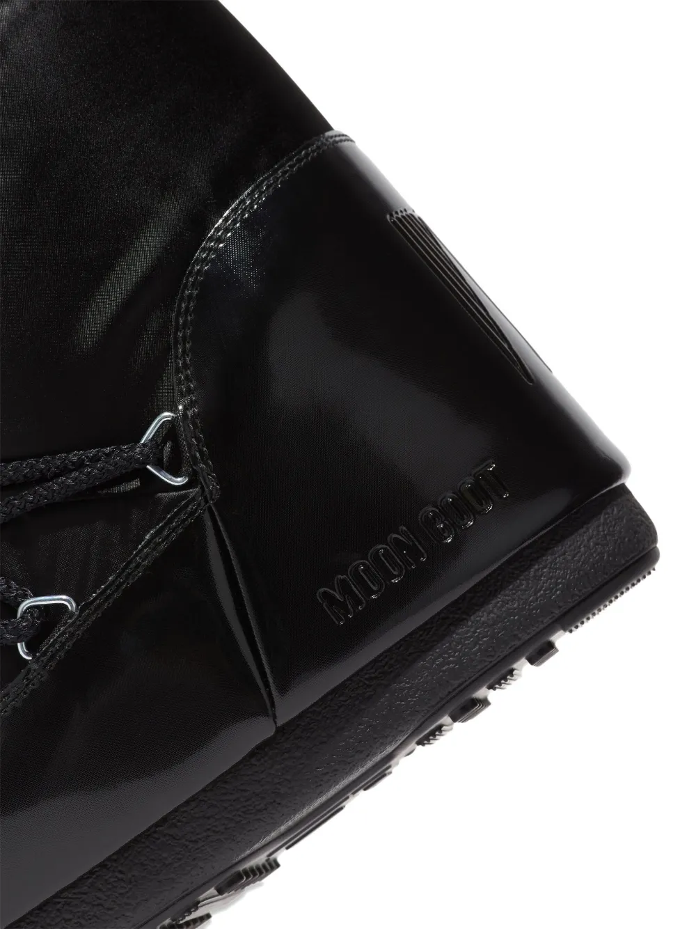 Moon Boot Kids Icon Glance lace-up boots Black