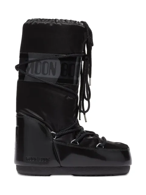 Moon Boot Kids Icon Glance  lace-up boots