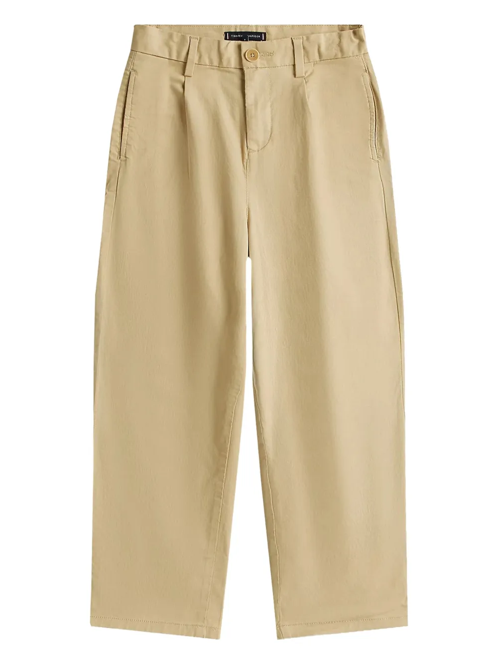 Tommy Hilfiger Junior pleated-front trousers | Neutrals | Image 1