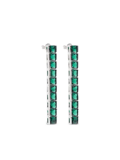 Izabel Display Square Tennis earrings