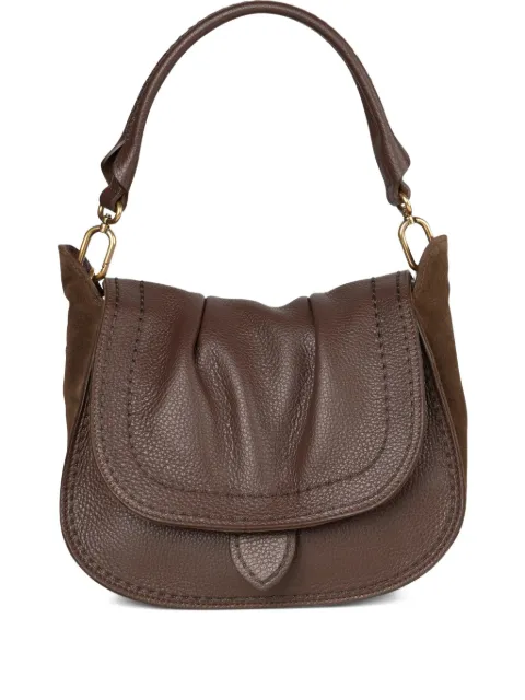 VISONA` Sella leather tote bag