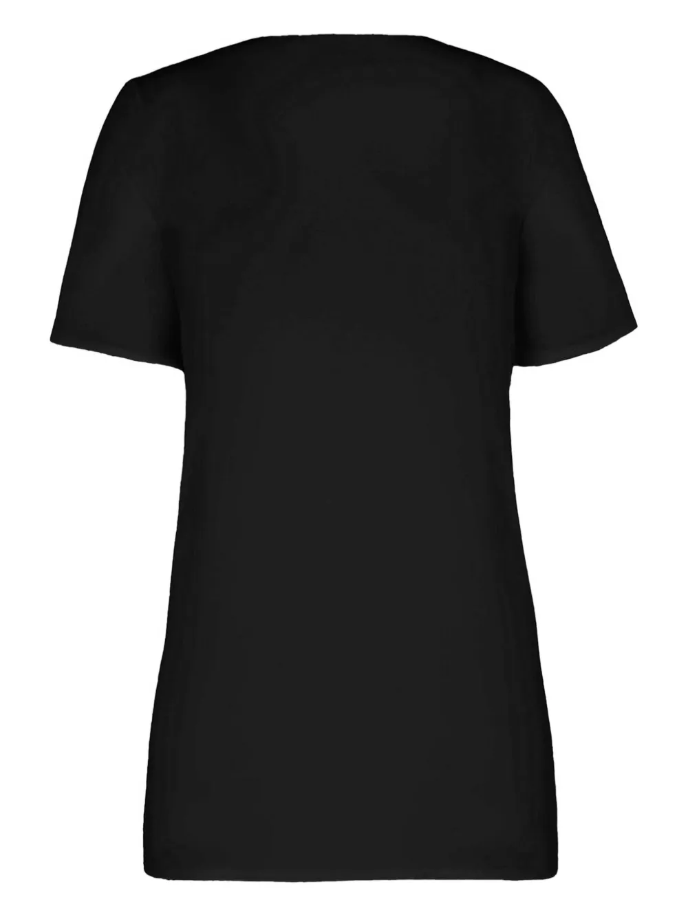 Wolford Simple Round Neck Short Sleeves Top In Black