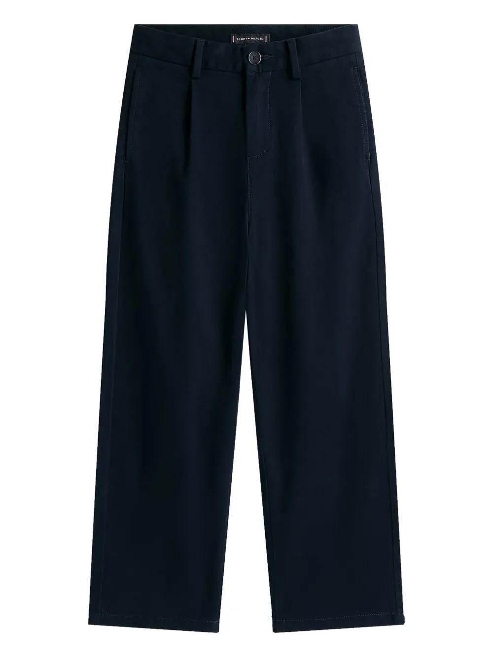 Tommy Hilfiger Junior pleated-pocket trousers | Blue | Image 1